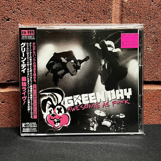 Used CD: Green Day "Awesome As F**k" CD + DVD (2011 Japanese Press)
