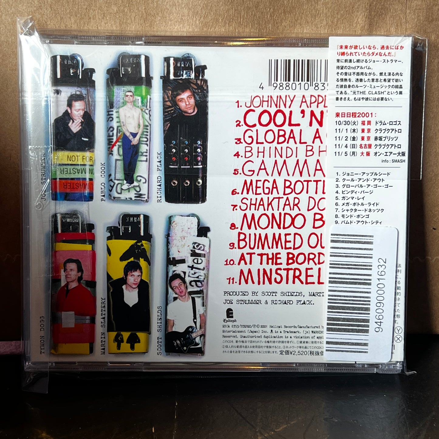Used CD: Joe Strummer & The Mescaleros & Global A Go-Go" CD (2001 Japanese Press)