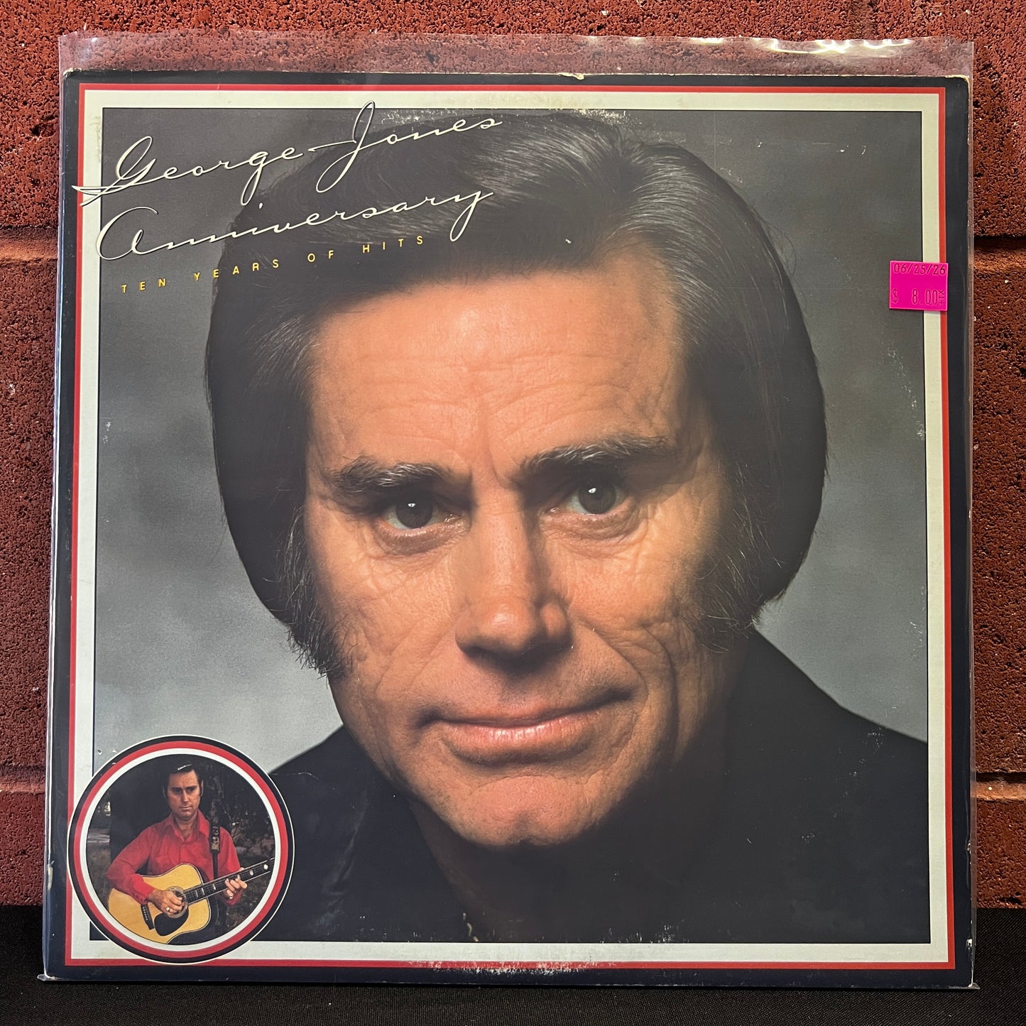 Used Vinyl: George Jones "Anniversary - Ten Years Of Hits" 2xLP (1982 Press)