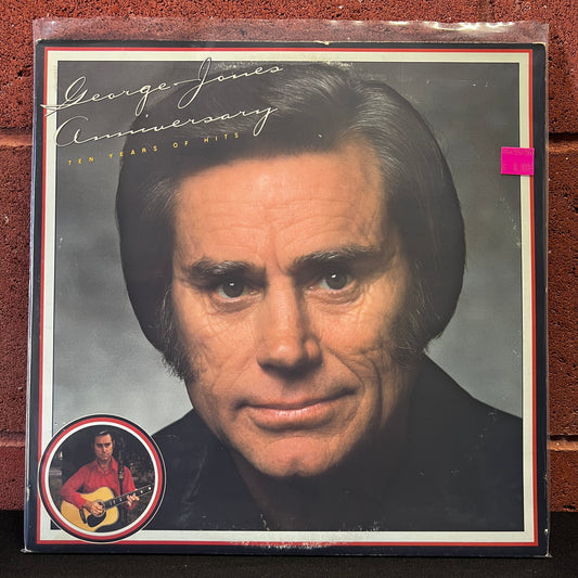 Used Vinyl: George Jones "Anniversary - Ten Years Of Hits" 2xLP (1982 Press)