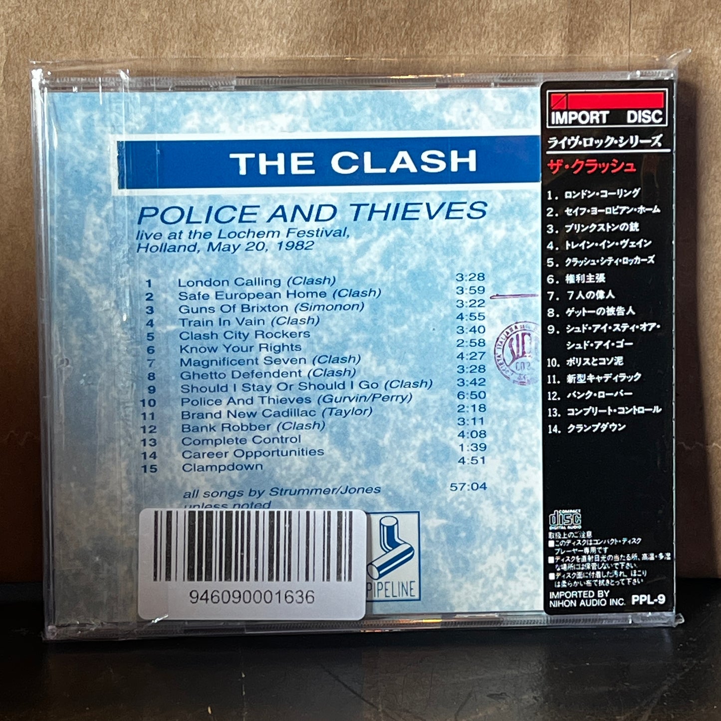 Used CD: The Clash "Police And Thieves" CD (1994 Japanese Press)