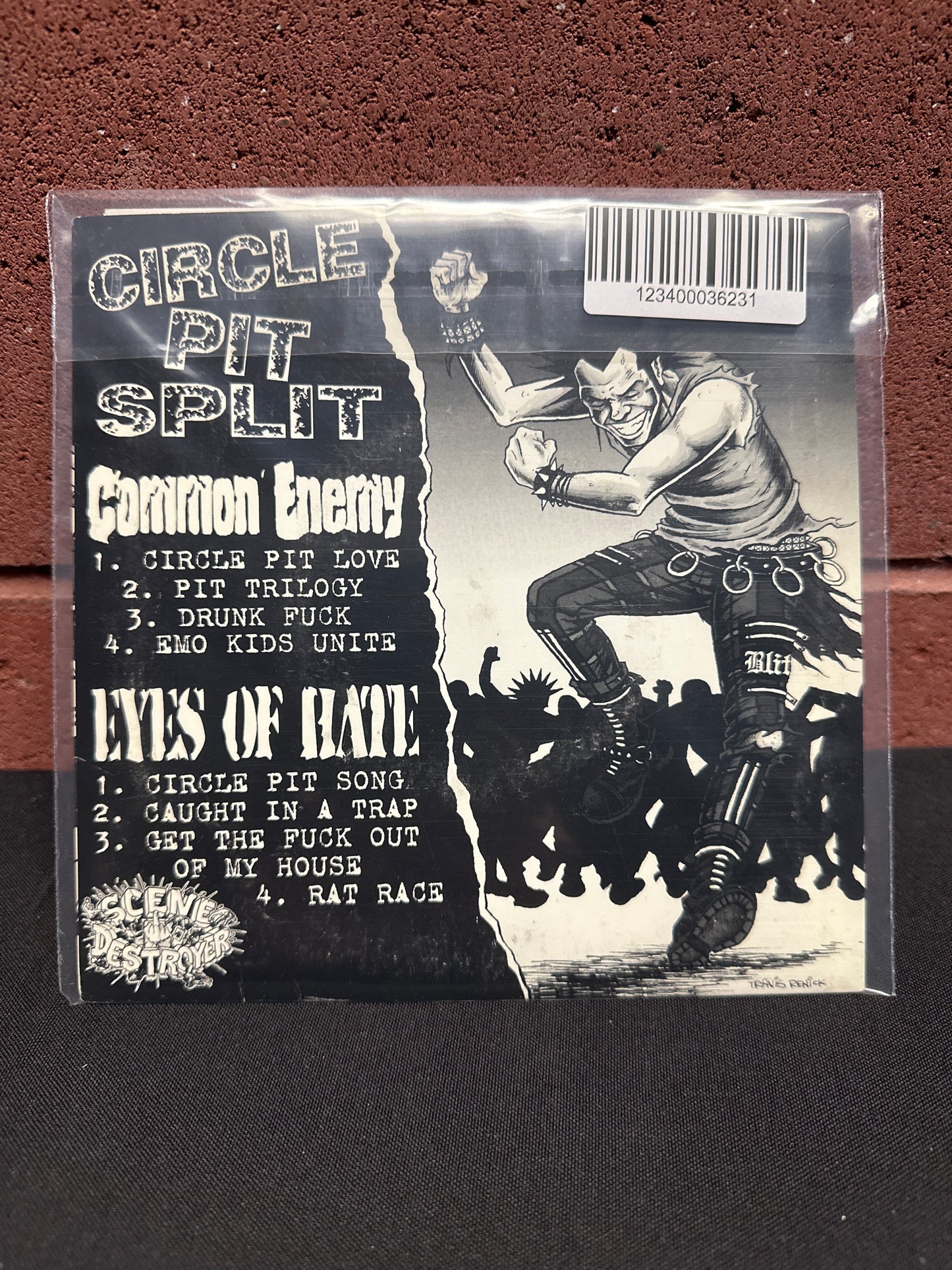 Used Vinyl:  Common Enemy / Eyes Of Hate ”Circle Pit Split” 7"