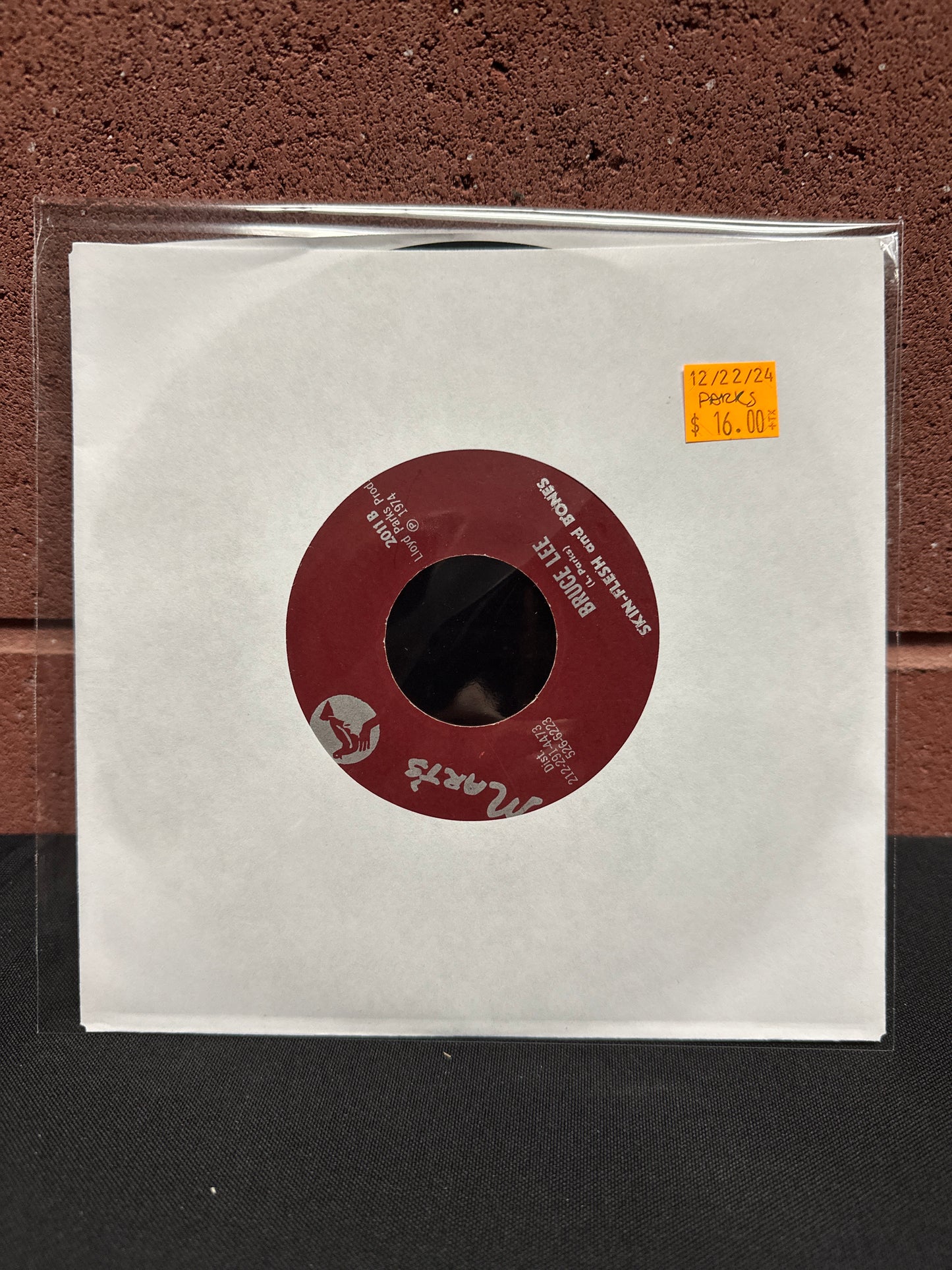 Used Vinyl: Lloyd Parks / Skin, Flesh & Bones "Kung Fu Fighting / Bruce Lee" 7"