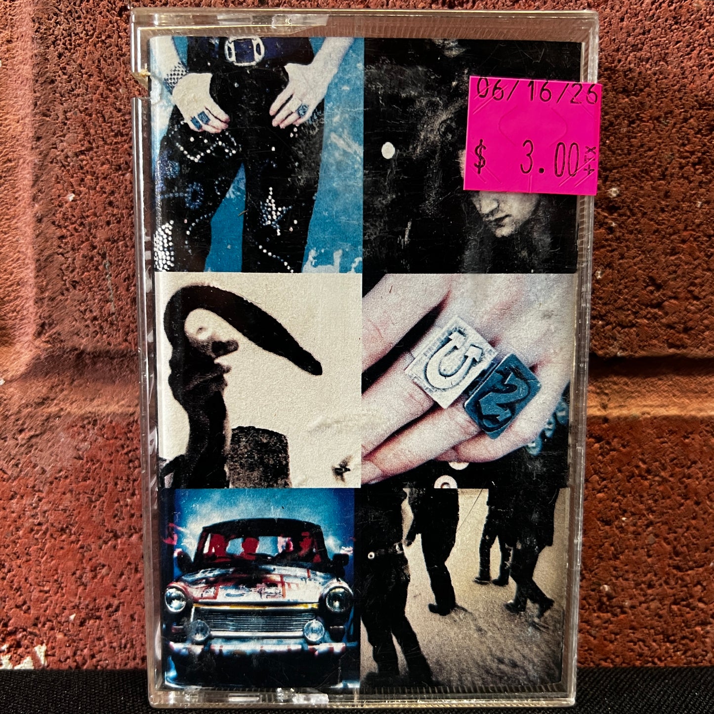 Used Cassette: U2 "Achtung Baby" Tape