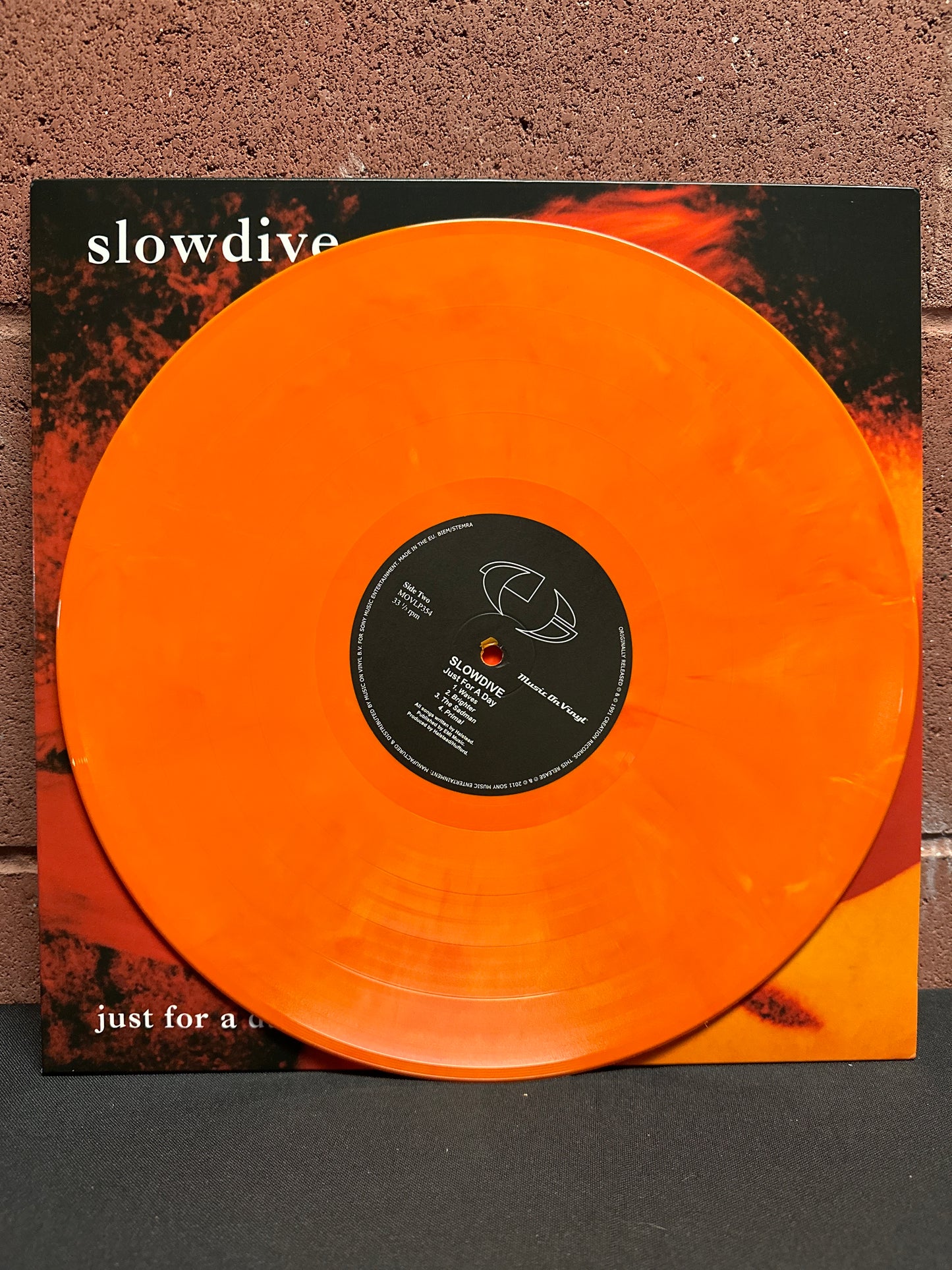 Used Vinyl:  Slowdive ”Just For A Day” LP (Colored vinyl)