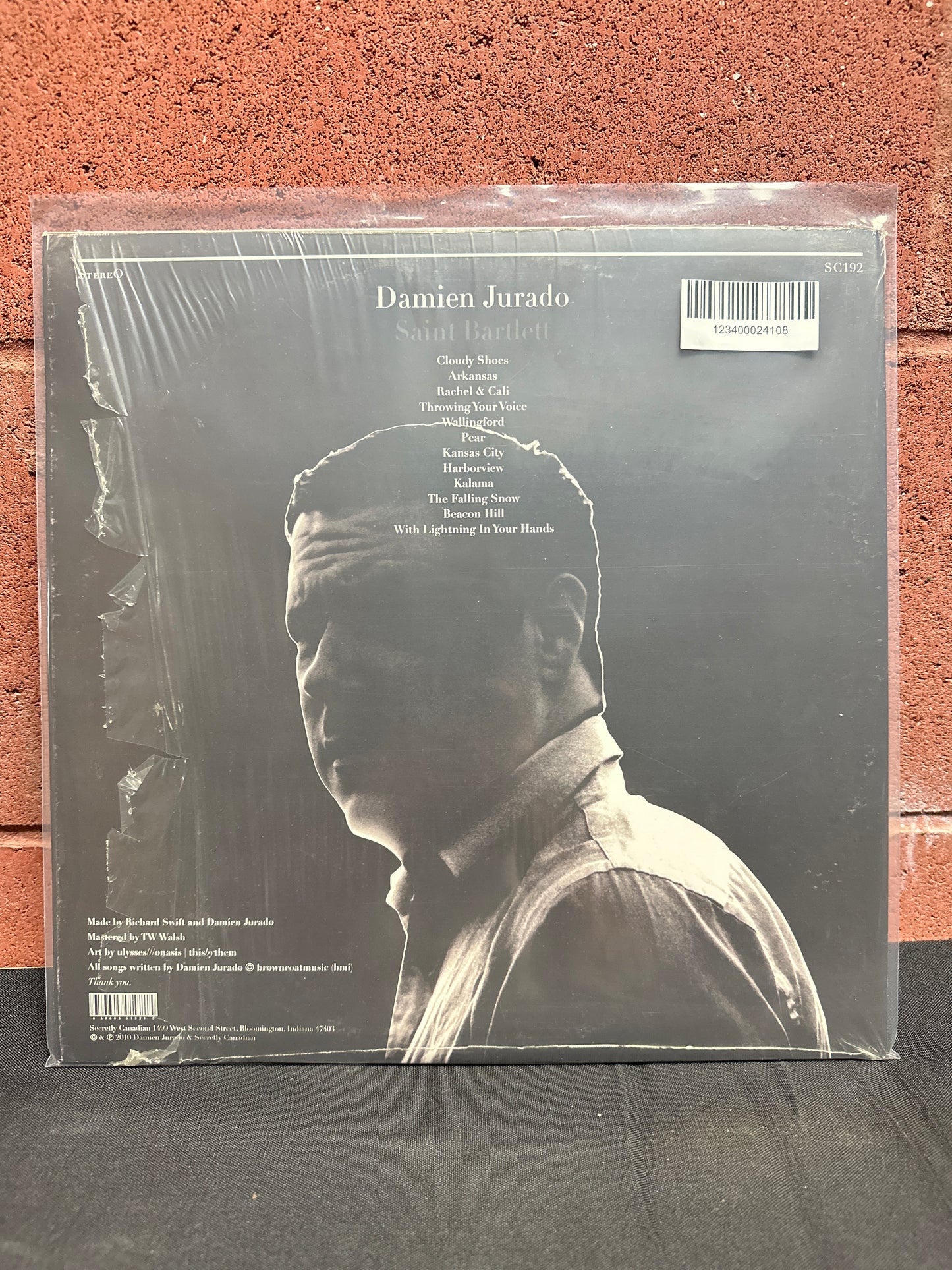 Used Vinyl:  Damien Jurado ”Saint Bartlett” LP