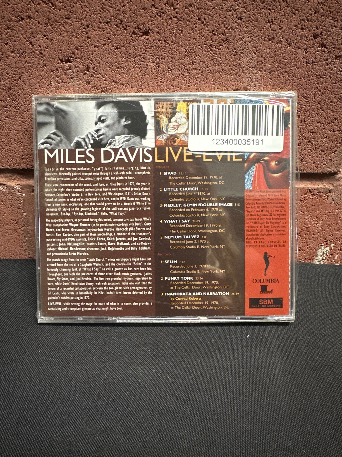 Used CD: Miles Davis "Live Evil" 2xCD