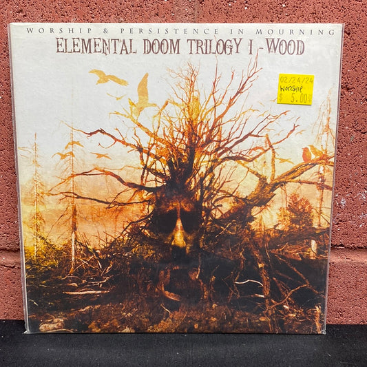 Used Vinyl:  Worship & Persistence In Mourning ”Elemental Doom Trilogy I - Wood” 7"