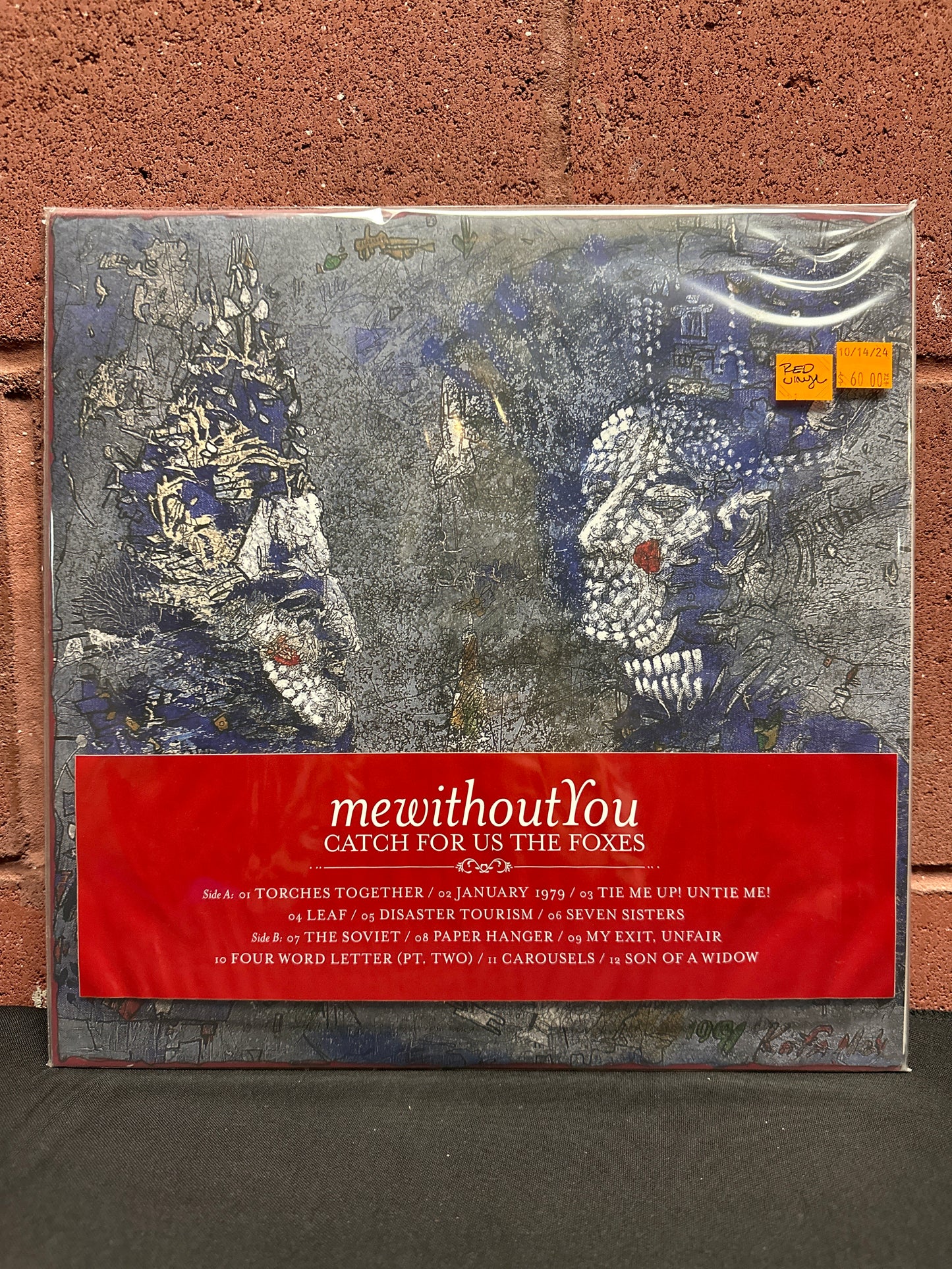 Used Vinyl:  mewithoutYou ”Catch For Us The Foxes” LP (Red Vinyl)