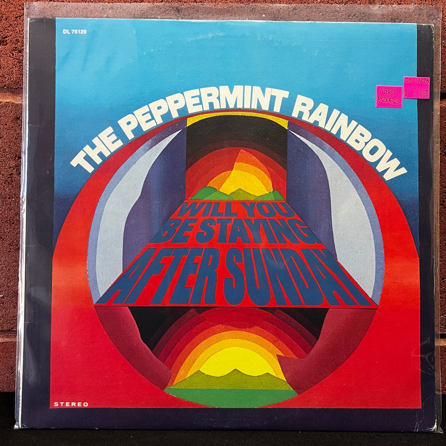 Used Vinyl: The Peppermint Rainbow ‎"Will You Be Staying After Sunday" LP (1969 Press)