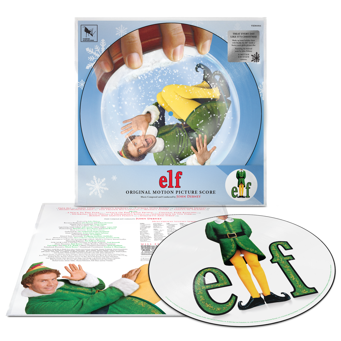 PRE-ORDER: John Debney "Elf (OST)" LP (Picture Disc)
