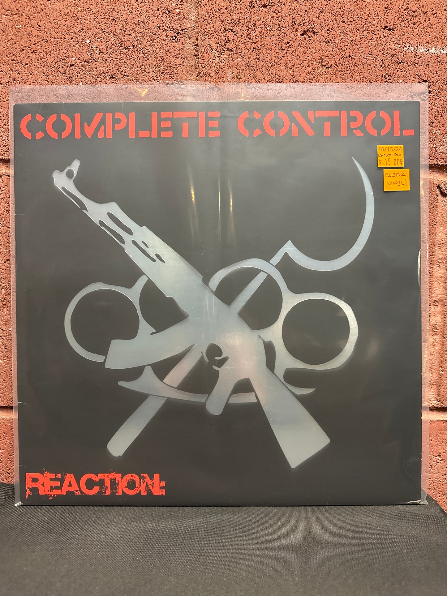 Used Vinyl:  Complete Control ”Reaction” LP (Clear Vinyl)