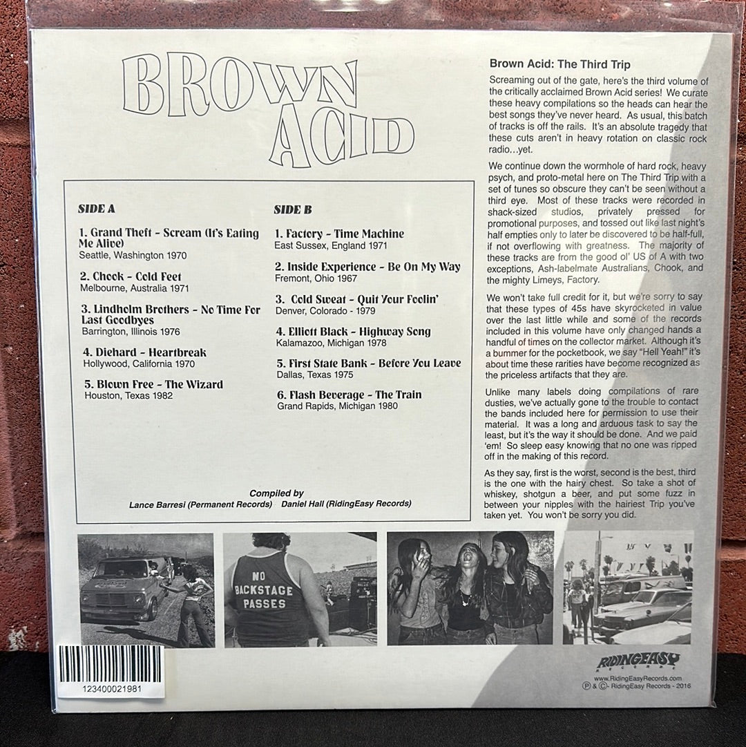 Used Vinyl:  Various ”Brown Acid: The Third Trip (Heavy Rock From The Underground Comedown)” LP (Purple Vinyl)