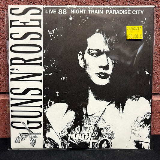 Used Vinyl:  Guns N' Roses "Live 88 Night Train / Paradise City" 7" (Unofficial) (Japanese Press)