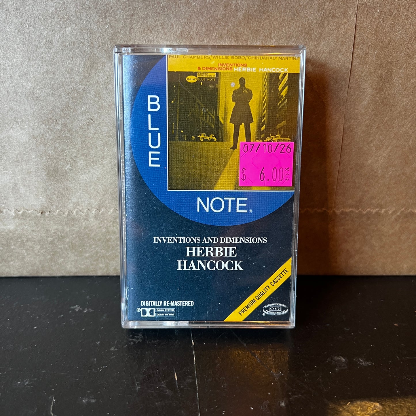 Used Cassette: Herbie Hancock "Inventions And Dimensions" Tape