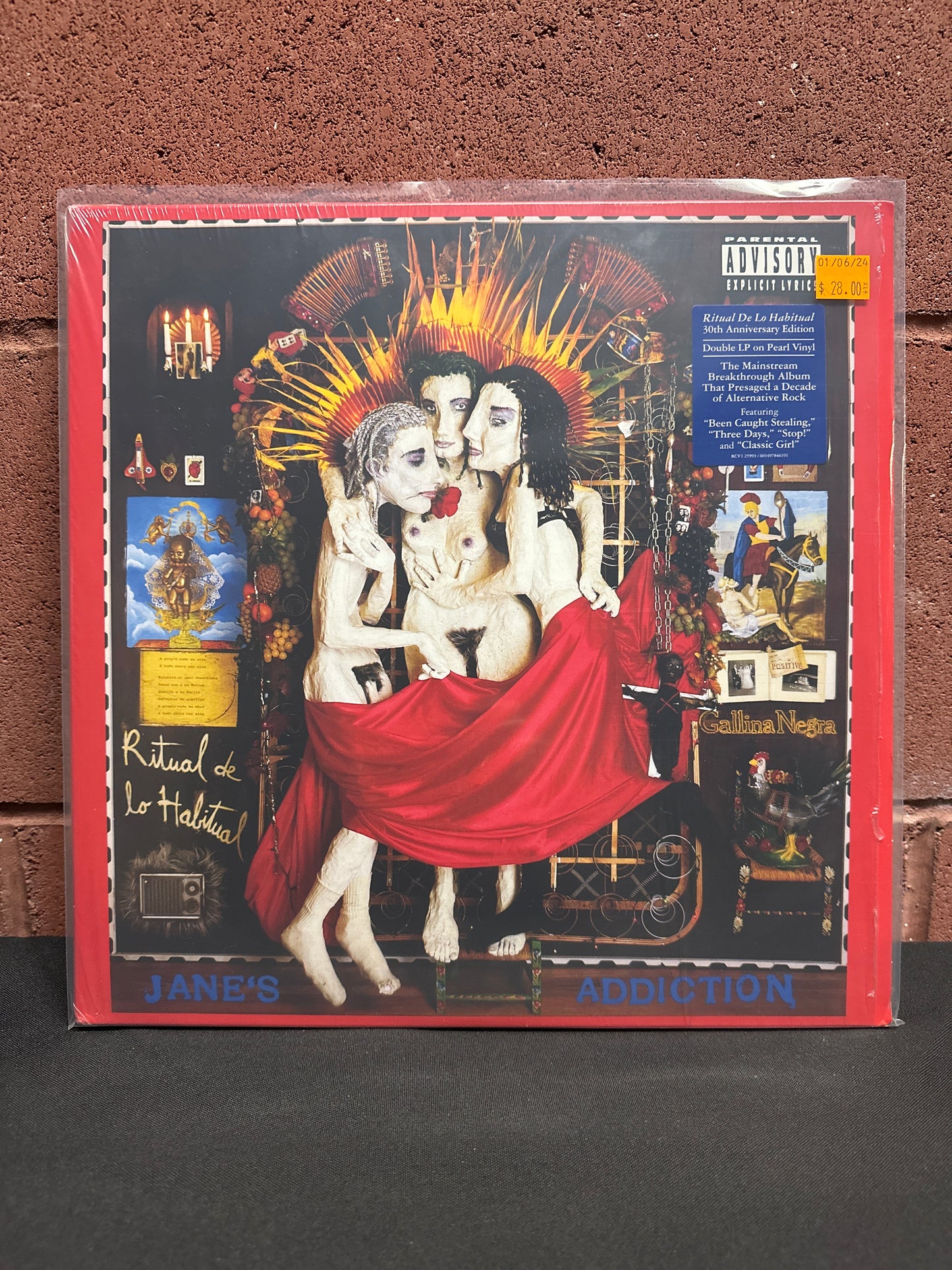 Used Vinyl: Jane's Addicition "Ritual De Lo Habitual" 2xLP (30th Anniversary, Pearl Vinyl)