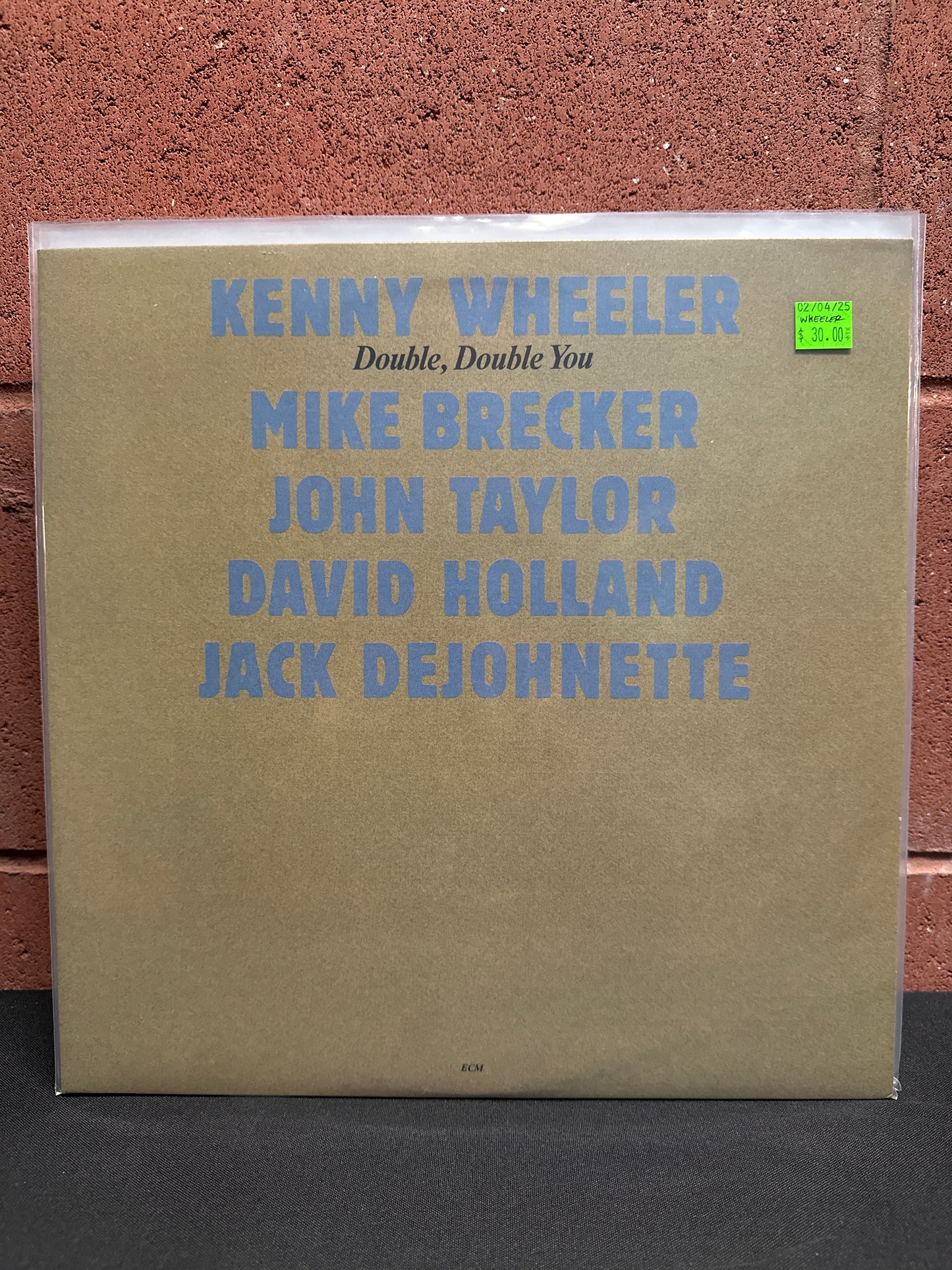 Used Vinyl: Kenny Wheeler, Mike Brecker, John Taylor,  David Holland, Jack Dejohnette  "Double, Double You" LP