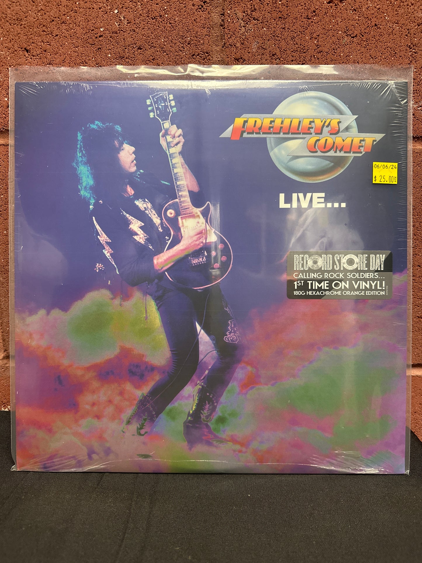 Used Vinyl:  Frehley's Comet ”Live...” LP (Orange vinyl)