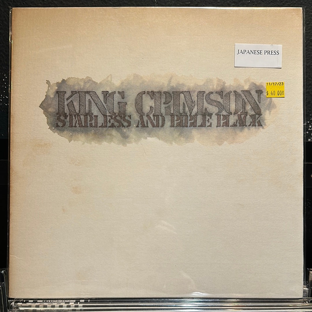 Used Vinyl:  King Crimson "Starless And Bible Black" LP (Japanese Press)