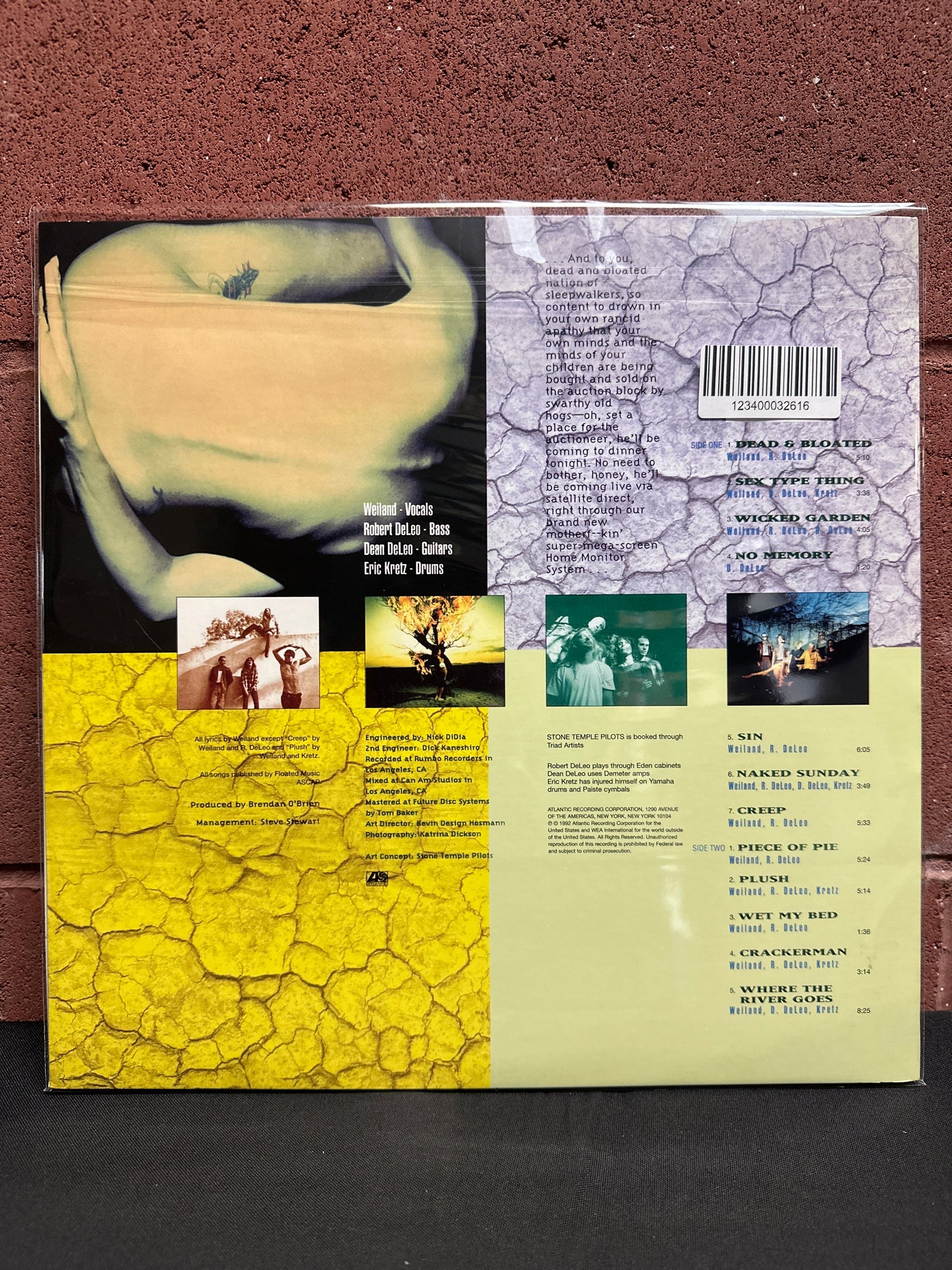 Used Vinyl:  Stone Temple Pilots ”Core” LP (Yellow Vinyl)