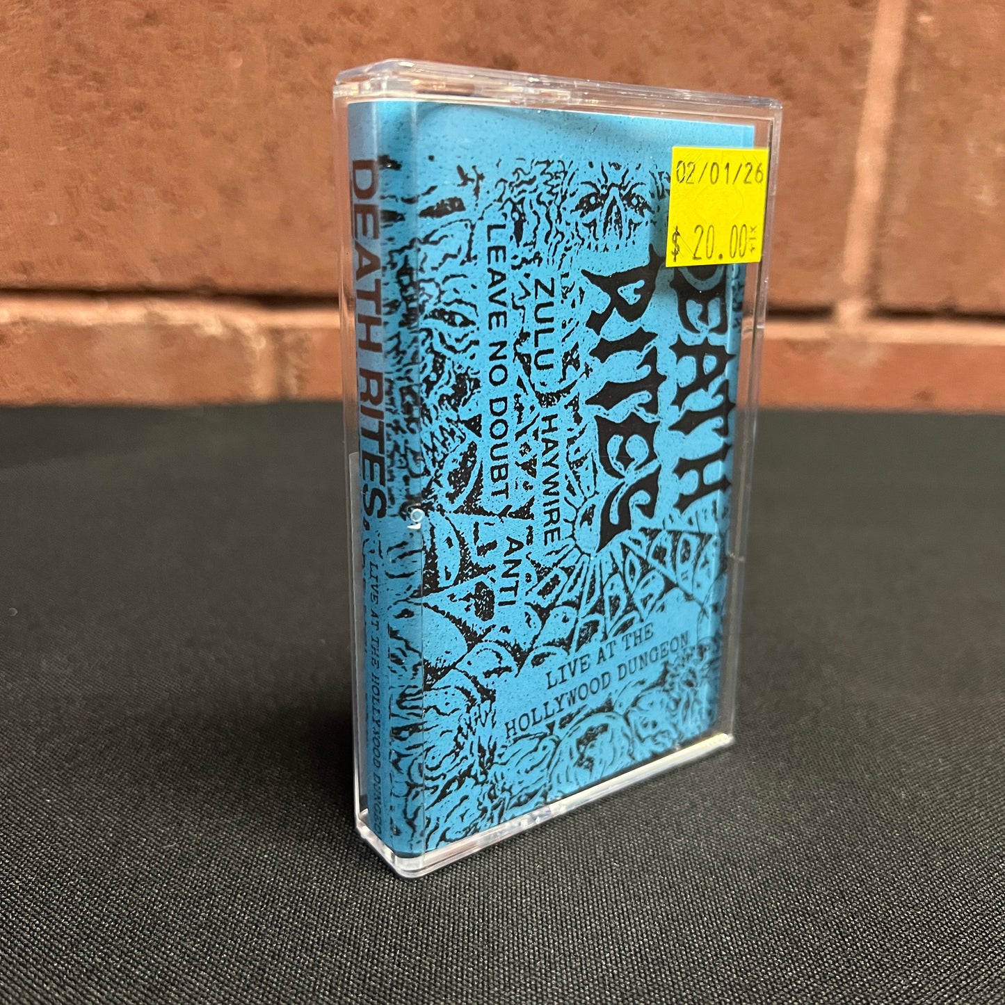 Used Cassette: V/A - "Death Rites: Live At The Hollywood Dungeon" Tape