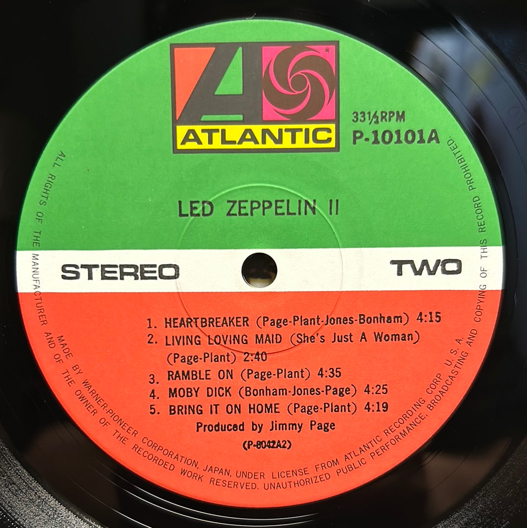 Used Vinyl:  Led Zeppelin "Led Zeppelin II" LP (Japanese Press)