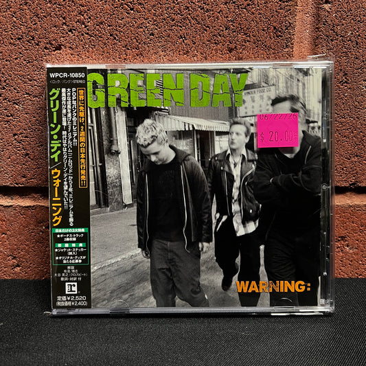 Used CD: Green Day "Warning" CD (2000 Japanese Press w/ Bonus Tracks)
