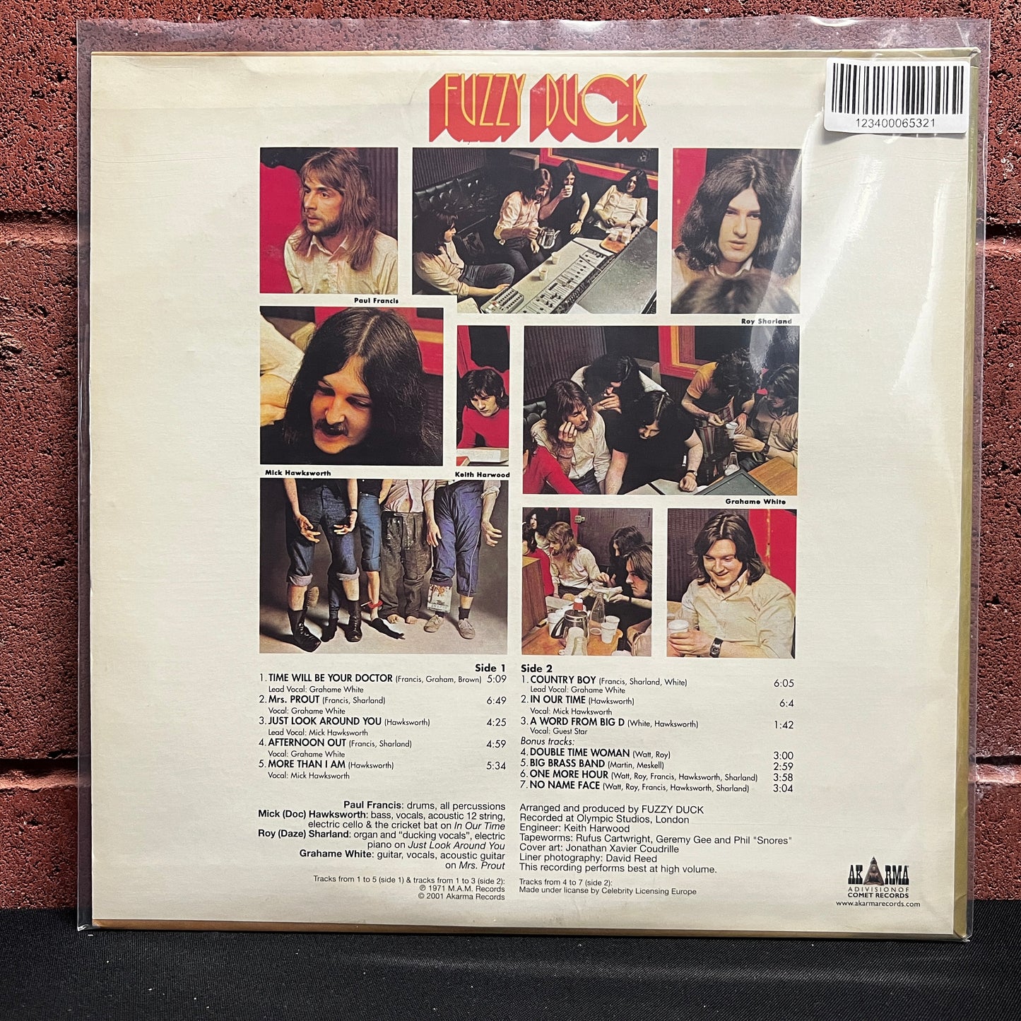 Used Vinyl: Fuzzy Duck "S/T" LP (2001 Italian Press)