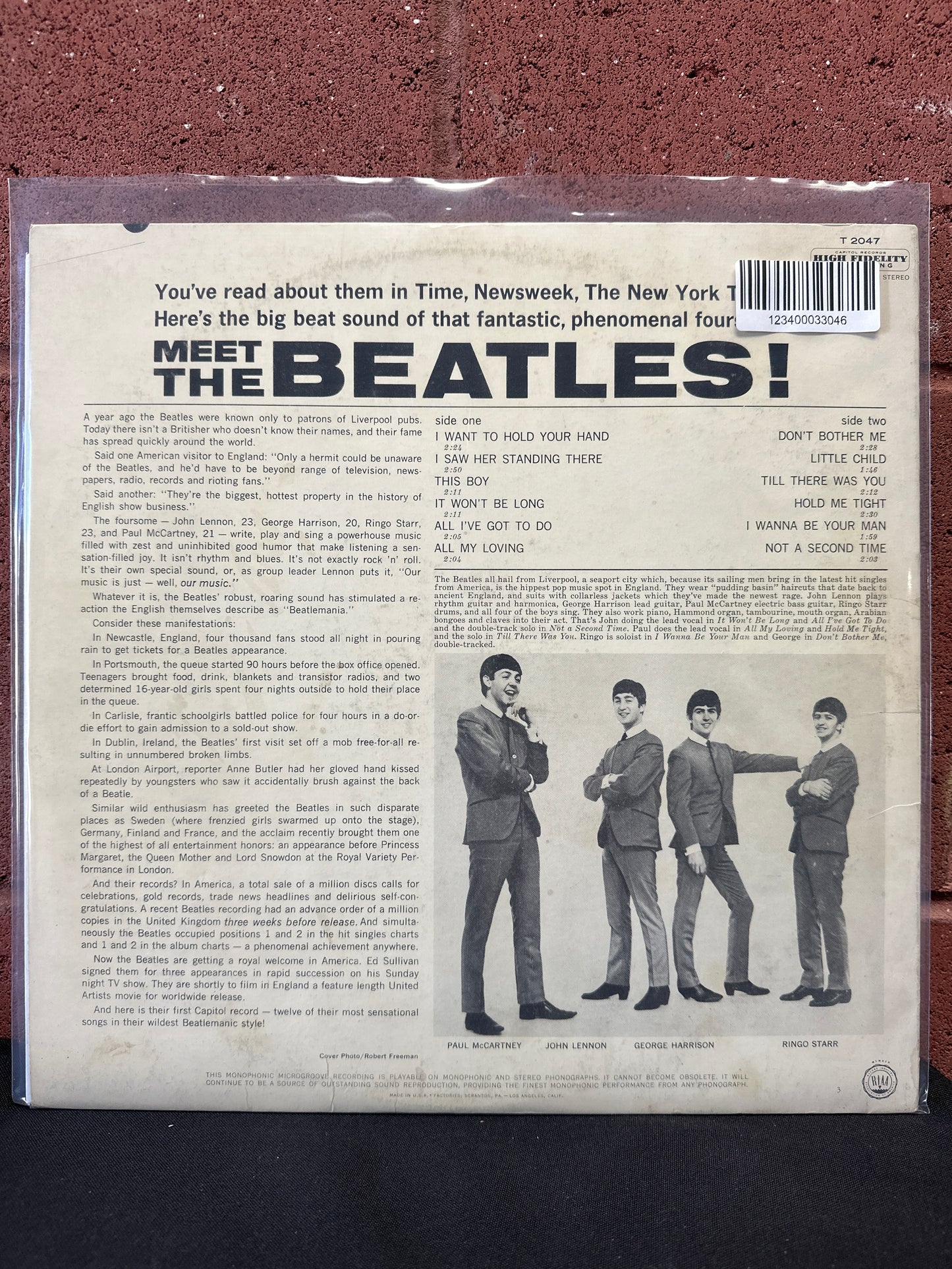 Used Vinyl:  The Beatles ”Meet The Beatles!” LP