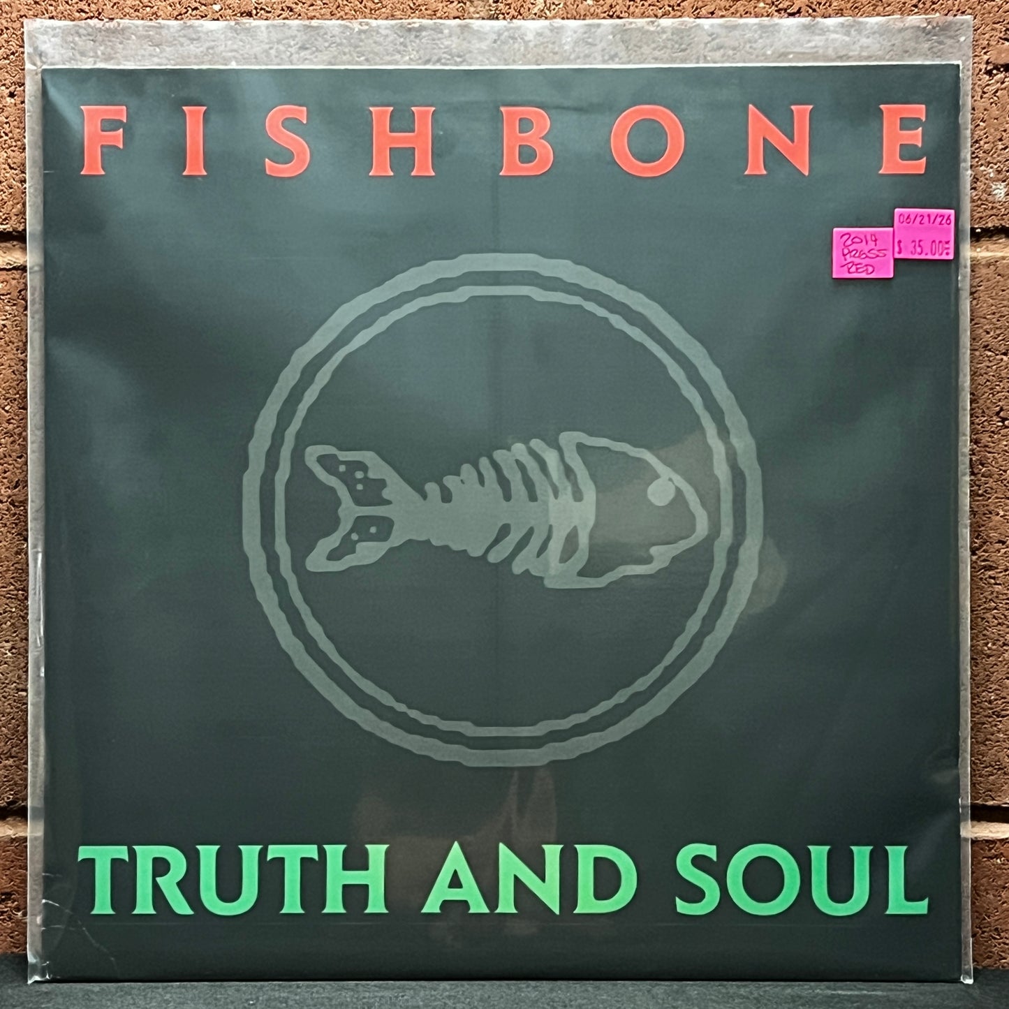 Used Vinyl: Fishbone ‎"Truth And Soul" LP (2014 Press - Red Vinyl)