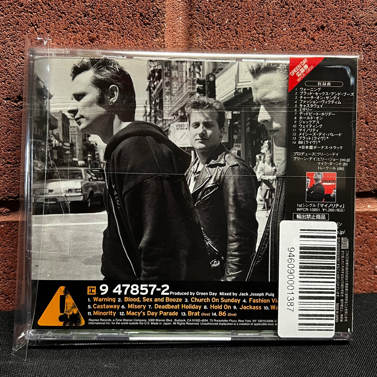 Used CD: Green Day "Warning" CD (2000 Japanese Press w/ Bonus Tracks)