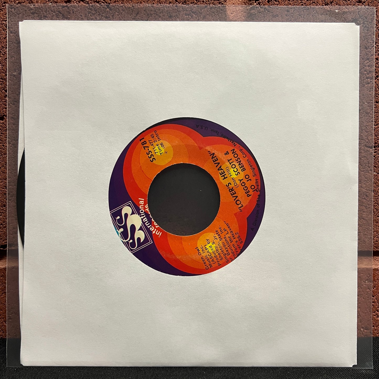 Used Vinyl: Peggy Scott & JoJo Benson "Sugarmaker" 7" (1969)