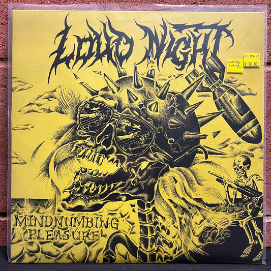 Used Vinyl: Loud Night "Mindnumbing Pleasure" LP (2020 Press - White Vinyl)