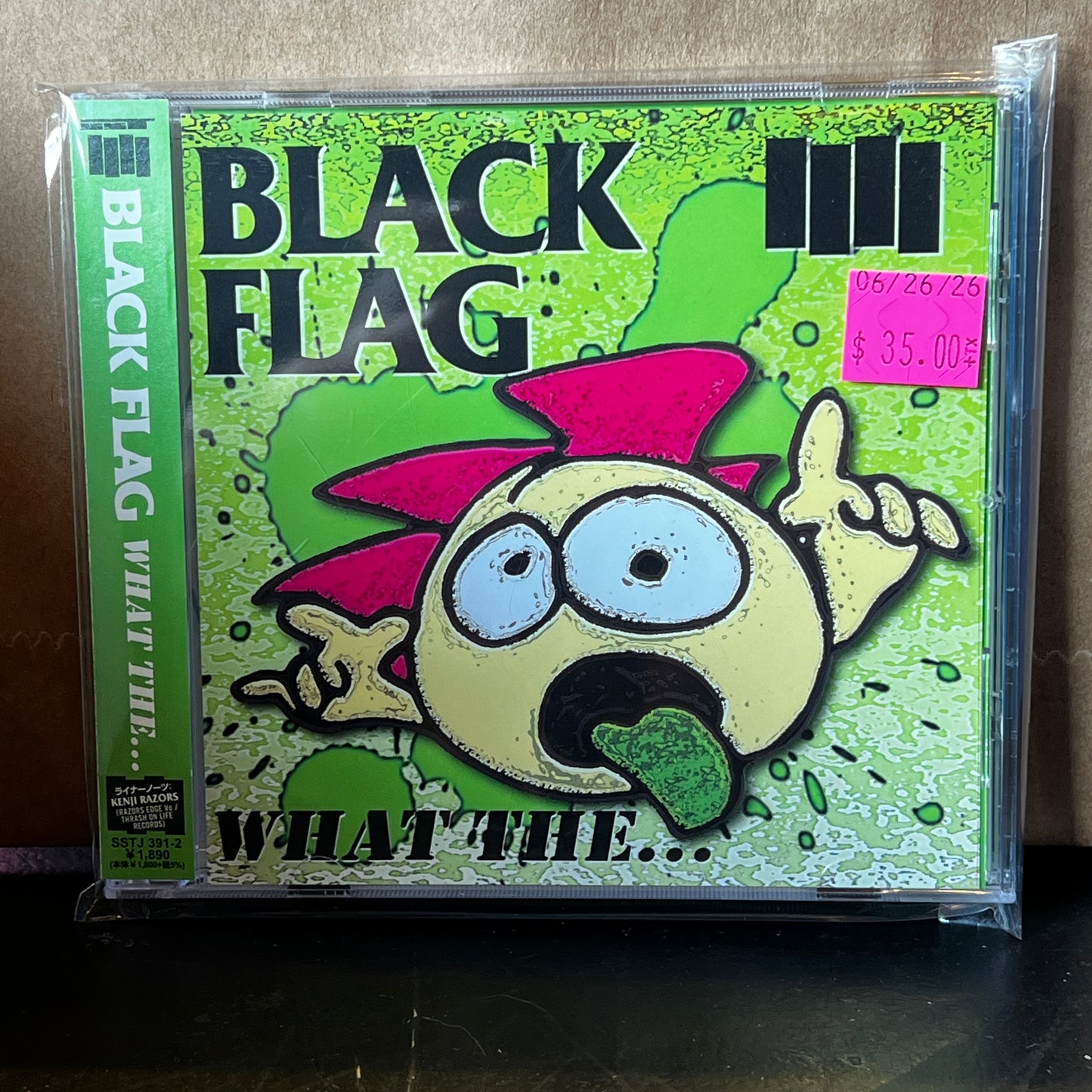 Used CD: Black Flag "What The..." CD (2013 Japanese Press)