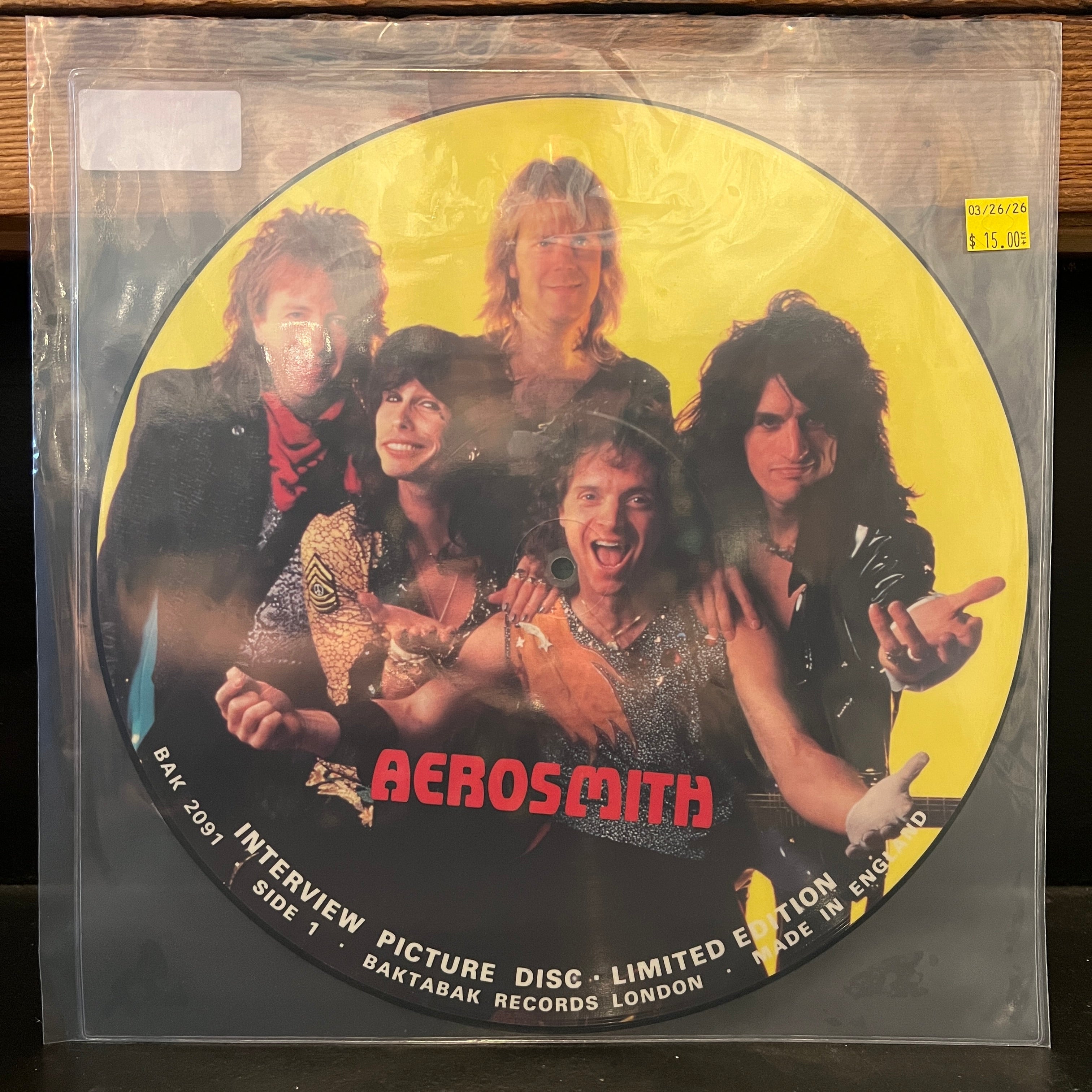Used Vinyl: Aerosmith 