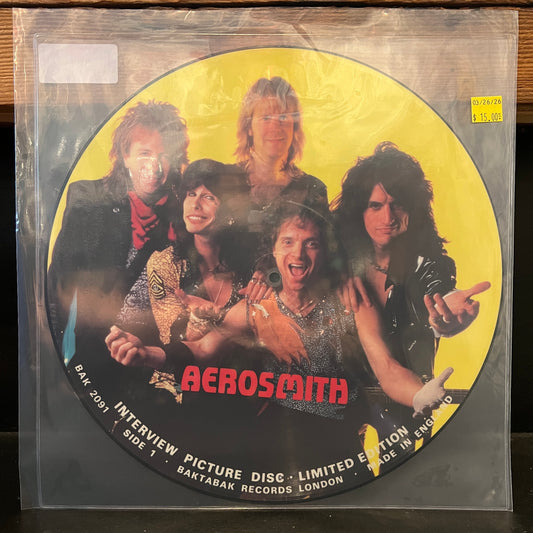 Used Vinyl: Aerosmith "Limited Edition Interview" LP (UK Picture Disc)