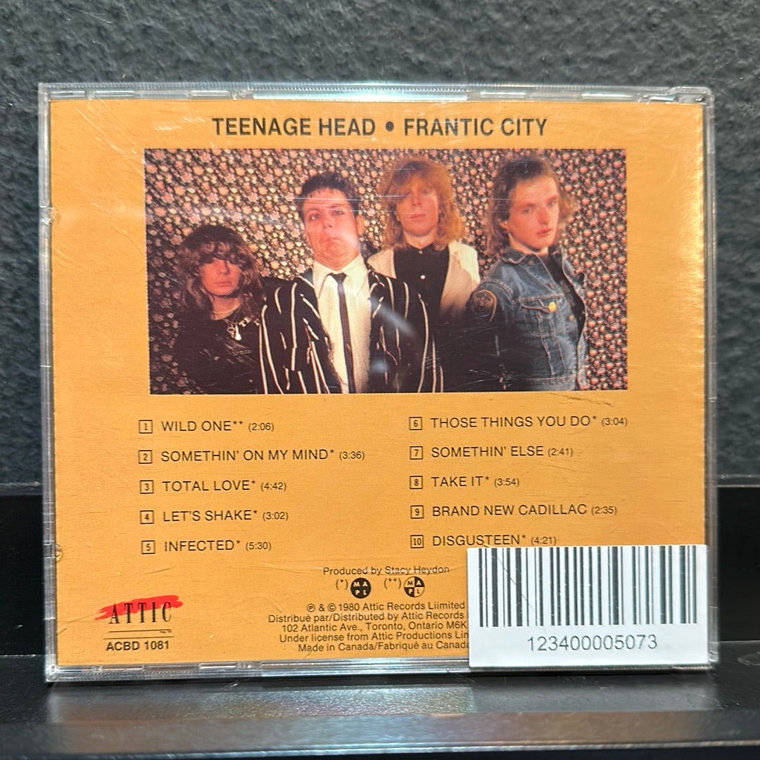 USED CD: Teenage Head "Frantic City" CD