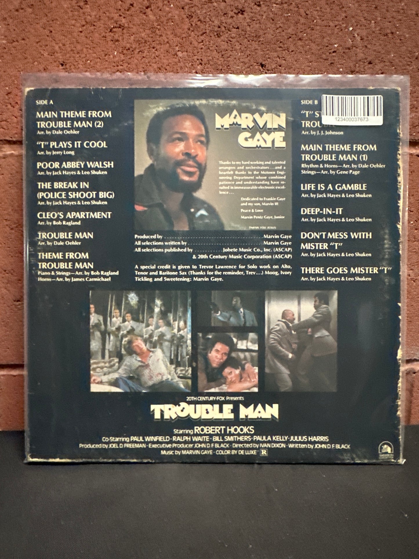 Used Vinyl:  Marvin Gaye ”Trouble Man” LP