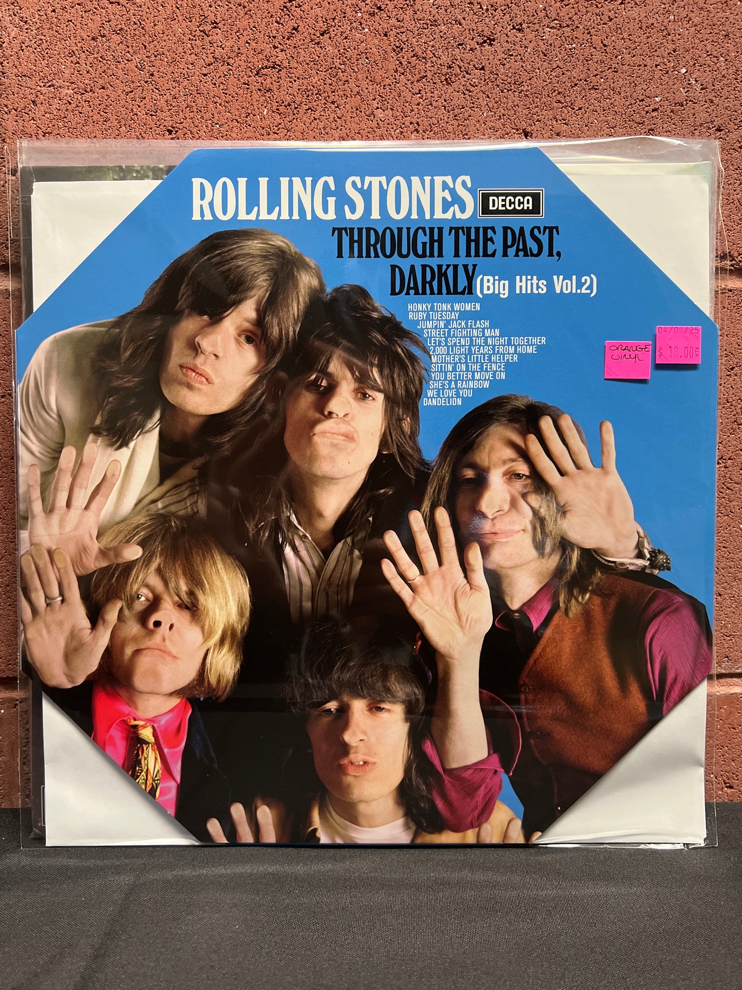 Used Vinyl: Rolling Stones "Through The Past, Darkly (Big Hits Vol.2)" LP (Orange Vinyl)