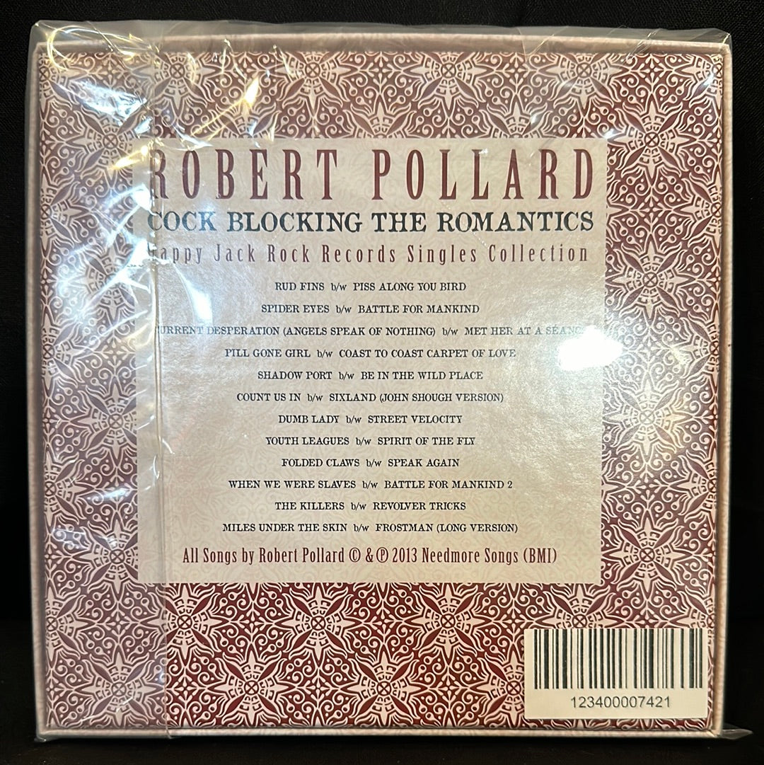 Used Vinyl:  Robert Pollard ”Cock Blocking The Romantics- Happy Jack Rock Records Singles Collection” 12x7"