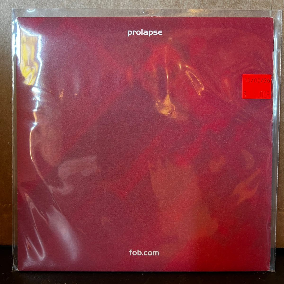 Used Vinyl: Prolapse "fob.com" 7" (1999 UK Press)
