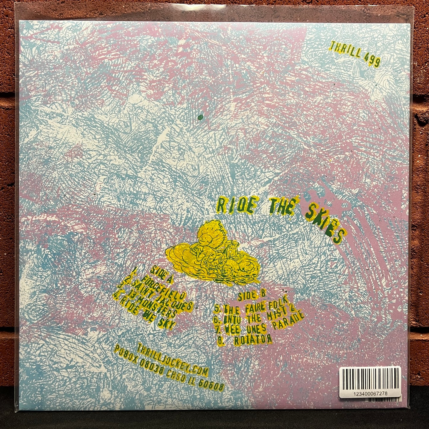Used Vinyl: Lightning Bolt "Ride The Skies" LP (2020 Press - Baby Blue Vinyl)