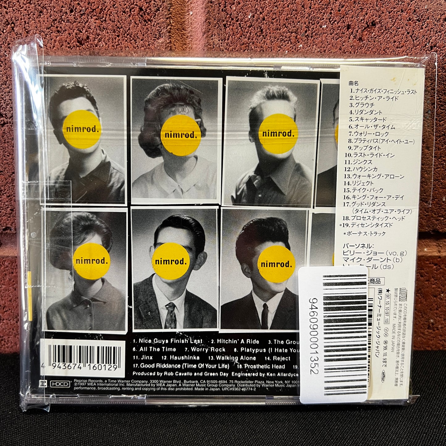Used CD: Green Day "Nimrod." CD (1997 Japanese Press w/ Bonus Track)