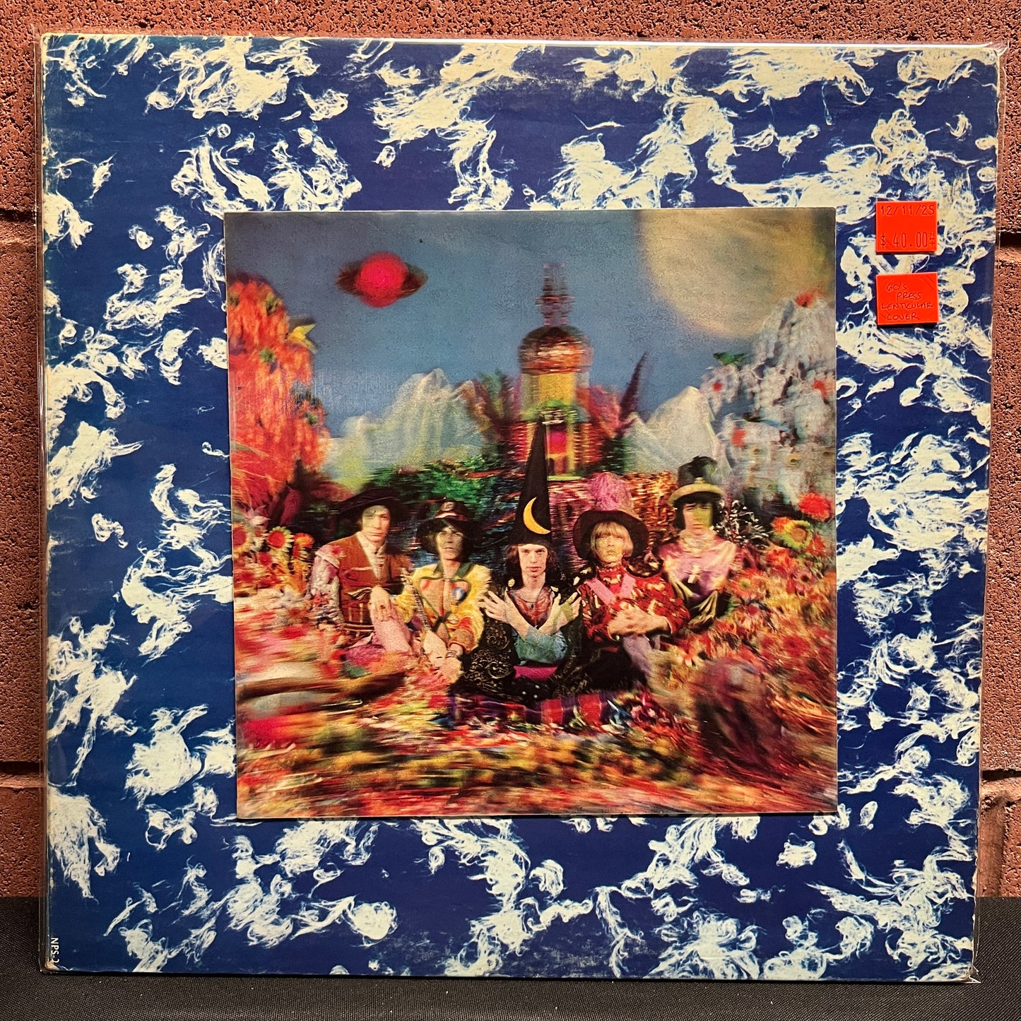 Used Vinyl: Rolling Stones "Their Satanic Majesties Request" LP (60's pressing, Lenticular Cover)