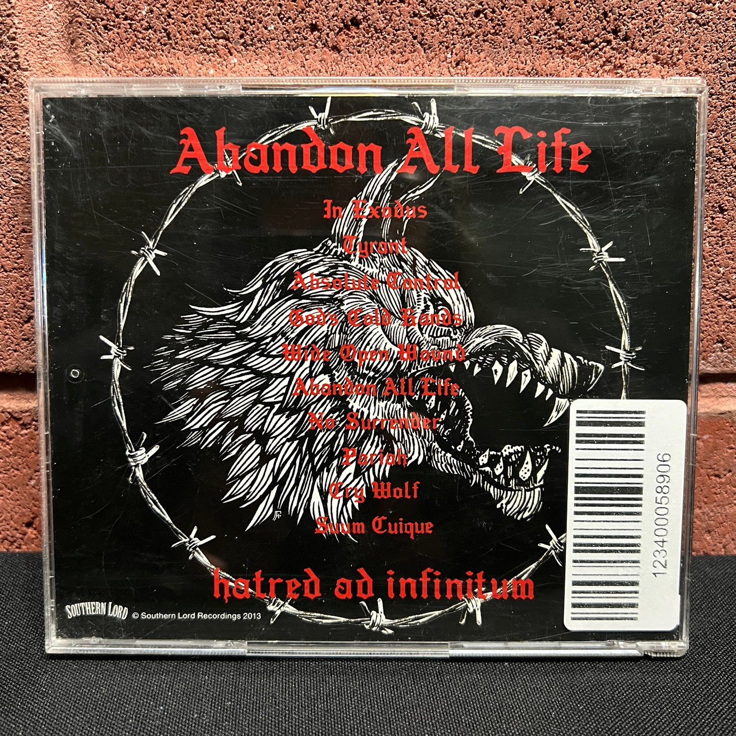 Used CD: Nails "Abandon All Life" CD