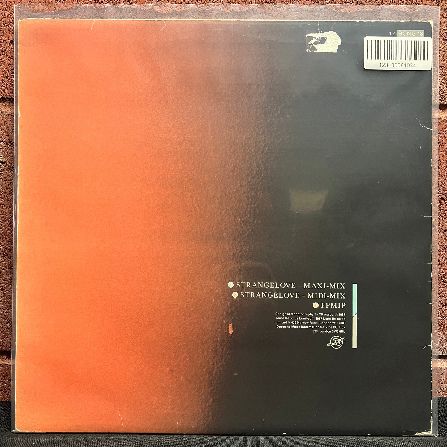 Used Vinyl: Depeche Mode "Strangelove" 12" (1987 UK Press)