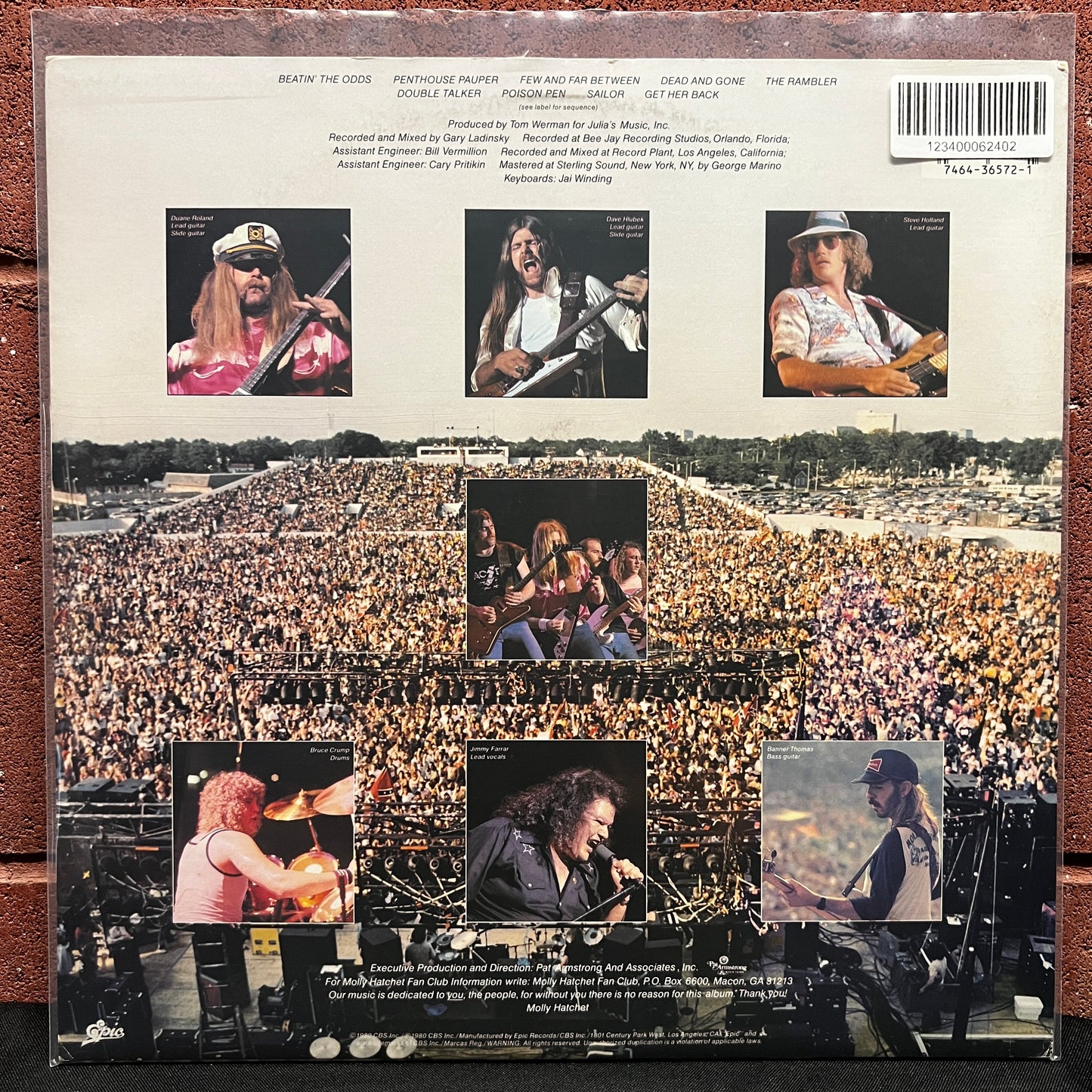 Used Vinyl: Molly Hatchet "Beatin' The Odds" LP (1980s pressing)