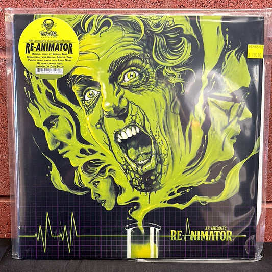 Used Vinyl:  Richard Band ”H.P. Lovecraft's Re-Animator” LP (Clear/Yellow/Green Splatter Vinyl)