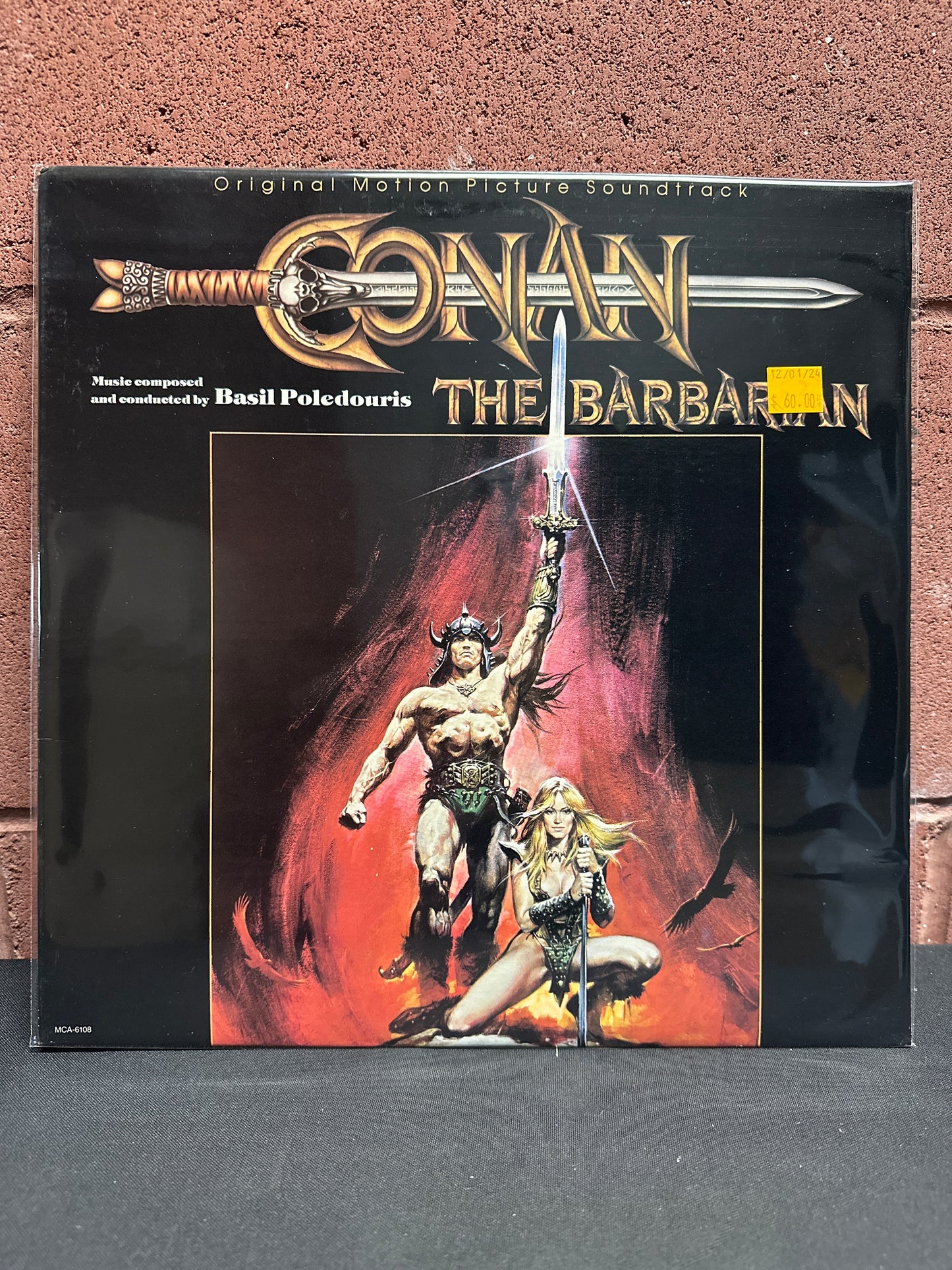 Used Vinyl:  Basil Poledouris ”Conan The Barbarian - Original Motion Picture Soundtrack” LP