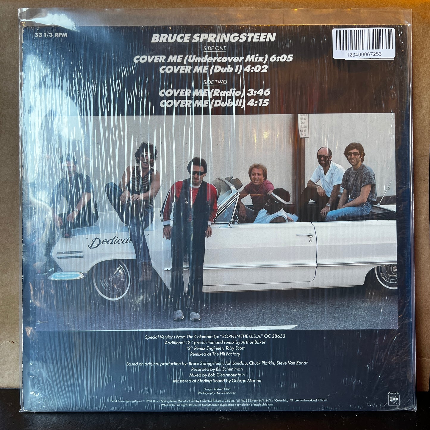 Used Vinyl: Bruce Springsteen "Cover Me" 12" (1984 Press)